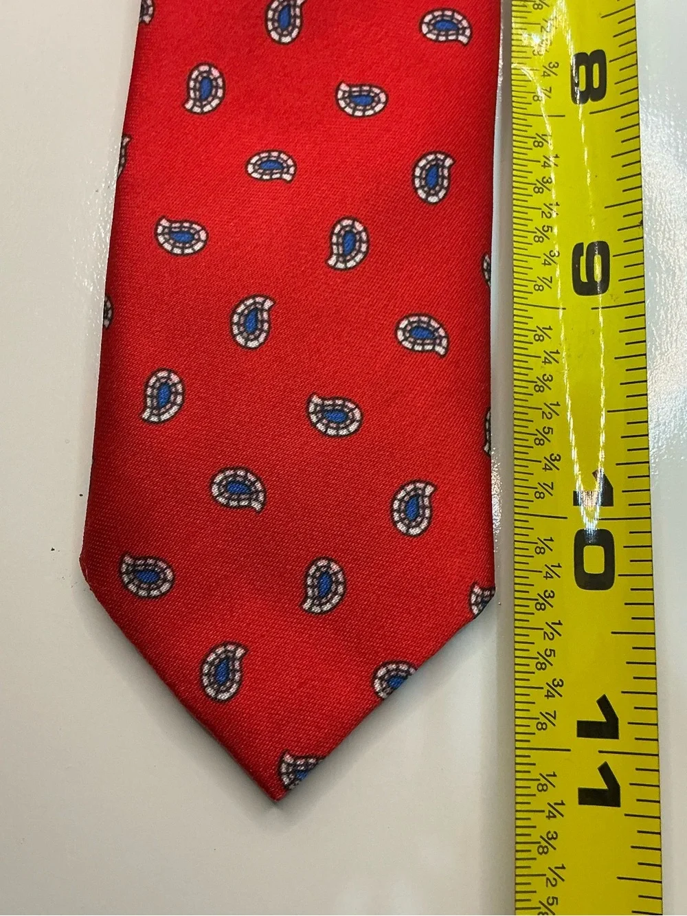 Royal Knight Boys Youth Red Paisley Print Necktie Dress Tie